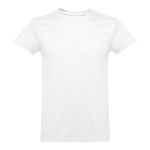 Unisex t-shirt in carded cotton, 190 g/m2, THC Ankara white colour