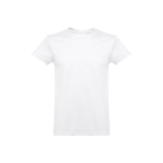 Unisex t-shirt in carded cotton, 190 g/m2, THC Ankara white colour first view