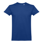 Unisex t-shirt in carded cotton, 190 g/m2, THC Ankara royal blue colour