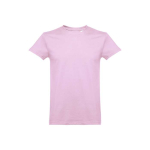 Unisex t-shirt in carded cotton, 190 g/m2, THC Ankara lilac colour first view