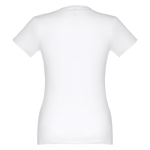 Women's fitted cotton T-shirt, 190 g/m2, THC Ankara white colour