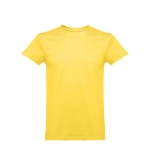 Children's cotton T-shirt, 190 g/m2, THC Ankara Kids WH yellow colour