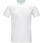 Promotional t-shirt made of organic cotton, 200 g/m², Elevate NXT white colour second front view