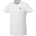 Promotional t-shirt made of organic cotton, 200 g/m², Elevate NXT white colour screen printing view