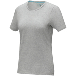 Women's t-shirt made of organic cotton with short sleeves, 200 g/m², Elevate NXT grey colour