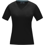 Promotional women's t-shirt made of organic cotton, 200 g/m², Elevate NXT black colour second front view