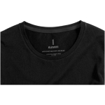 Soft organic cotton t-shirt, 200 g/m², Elevate NXT black colour close-up view 1