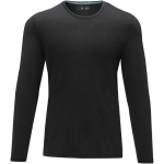 Soft organic cotton t-shirt, 200 g/m², Elevate NXT black colour second front view
