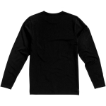 Soft organic cotton t-shirt, 200 g/m², Elevate NXT black colour flat view