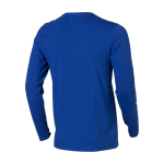 Soft organic cotton t-shirt, 200 g/m², Elevate NXT blue colour rear view