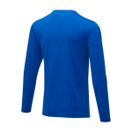 Soft organic cotton t-shirt, 200 g/m², Elevate NXT blue colour third rear view