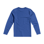 Soft organic cotton t-shirt, 200 g/m², Elevate NXT blue colour flat view