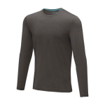 Soft organic cotton t-shirt, 200 g/m², Elevate NXT taupe grey colour