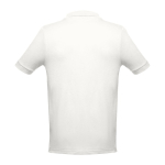 Men's cotton polo shirt in colours, 195 g/m2, THC Adam natural colour second view