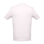 Men's cotton polo shirt in colours, 195 g/m2, THC Adam light pink colour second view