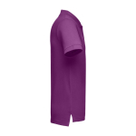 Men's cotton polo shirt in colours, 195 g/m2, THC Adam third view
