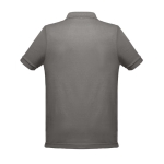 Cotton and polyester polo shirt in full colour, 200 g/m2 dark grey colour second view