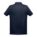 Cotton and polyester polo shirt in full colour, 200 g/m2 ultramarine blue colour