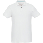 Polo shirt made of organic cotton and recycled polyester 220 g/m², Elevate NXT white colour