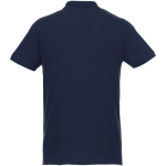 Polo shirt made of organic cotton and recycled polyester 220 g/m², Elevate NXT navy-blue colour