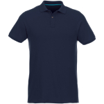 Polo shirt made of organic cotton and recycled polyester 220 g/m², Elevate NXT navy-blue colour