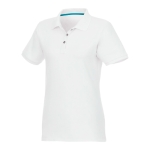 Women's polo shirt made of organic cotton and recycled polyester, 220 g/m², Elevate NXT