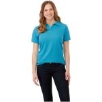 Women's polo shirt made of organic cotton and recycled polyester, 220 g/m², Elevate NXT