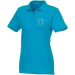 Women's polo shirt made of organic cotton and recycled polyester, 220 g/m², Elevate NXT