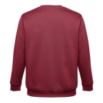 Unisex cotton and polyester sweatshirt, 300 g/m2 burgundy colour