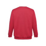 Unisex cotton and polyester sweatshirt, 300 g/m2 red colour second view
