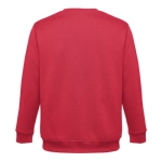 Unisex cotton and polyester sweatshirt, 300 g/m2 red colour