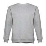 Unisex cotton and polyester sweatshirt, 300 g/m2 grey colour