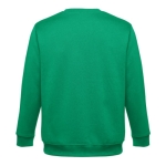 Unisex cotton and polyester sweatshirt, 300 g/m2 green colour