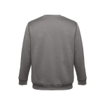Unisex cotton and polyester sweatshirt, 300 g/m2 dark grey colour second view