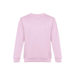 Unisex cotton and polyester sweatshirt, 300 g/m2 lilac colour first view