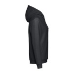 Unisex hooded sweatshirt, 320 g/m2, THC Phoenix black colour third view