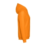 Unisex hooded sweatshirt, 320 g/m2, THC Phoenix orange colour third view