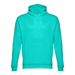 Unisex hooded sweatshirt, 320 g/m2, THC Phoenix turquoise colour