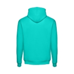 Unisex hooded sweatshirt, 320 g/m2, THC Phoenix turquoise colour second view