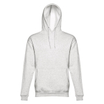 Unisex hooded sweatshirt, 320 g/m2, THC Phoenix light grey colour fourth view