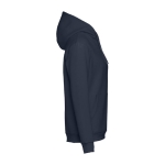 Unisex hooded sweatshirt, 320 g/m2, THC Phoenix navy-blue colour third view