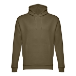 Unisex hooded sweatshirt, 320 g/m2, THC Phoenix military green colour