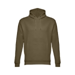 Unisex hooded sweatshirt, 320 g/m2, THC Phoenix military green colour first view