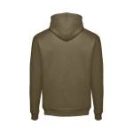 Unisex hooded sweatshirt, 320 g/m2, THC Phoenix military green colour second view