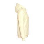 Unisex hooded sweatshirt, 320 g/m2, THC Phoenix light yellow colour third view