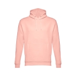 Unisex hooded sweatshirt, 320 g/m2, THC Phoenix salmon colour first view