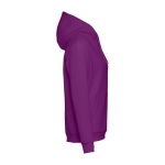 Unisex hooded sweatshirt, 320 g/m2, THC Phoenix purple colour third view