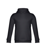Kid's cotton & polyester sweatshirt, 320 g/m2 black colour