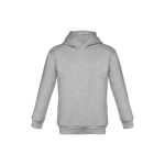 Kid's cotton & polyester sweatshirt, 320 g/m2 grey colour first view