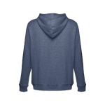 Cotton sweatshirt, 320 g/m2, THC Amsterdam marbled blue colour second view